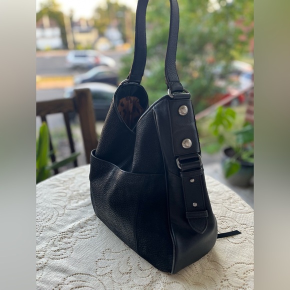 Aimee Kestenberg High Riser Hobo Bag in Black Leather - Picture 8 of 8